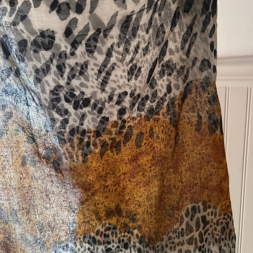 Animal Leopard Print Infinity Circle Scarf
